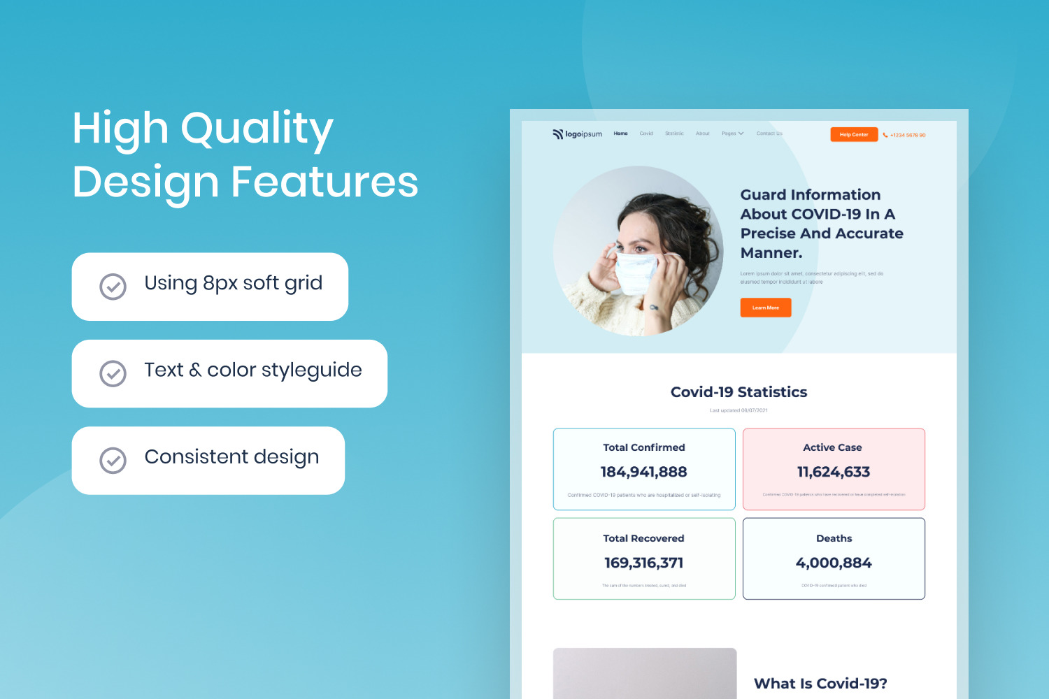 Medical-COVID19 Website Template Kit