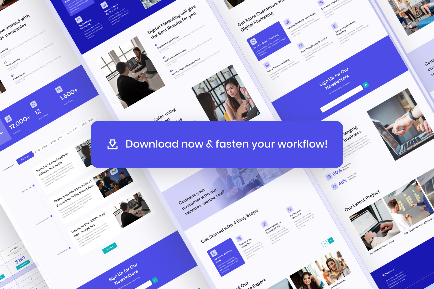 Digital Marketing Agency Website Template Digital Marketing Agency Website Template