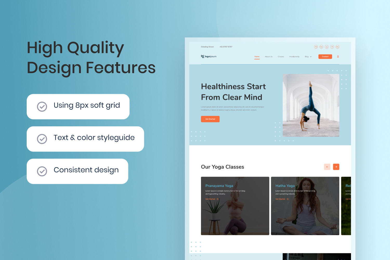 Health and Beauty Website Template