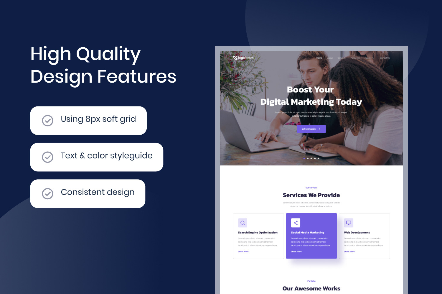 Digital Marketing Agency Website Template Digital Marketing Agency Website Template