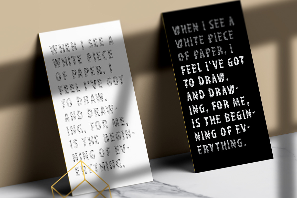 Paper Waves Font Paper Waves Font