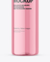 Clear Plastic Cosmetic Bottle Mockup Clear Plastic Cosmetic Bottle Mockup