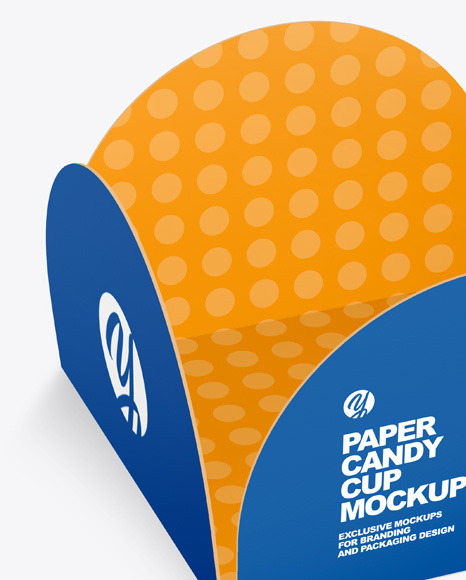 Paper Candy Cup Mockup