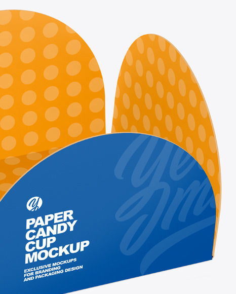 Paper Candy Cup Mockup