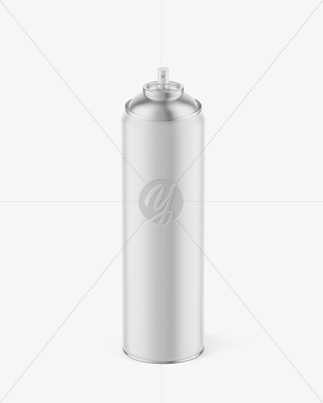 Matte Spray Bottle Mockup