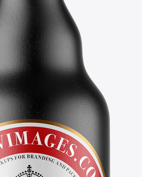 Ceramic Beer Bottle Mockup