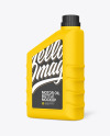 Matte Motor Oil Bottle Mockup