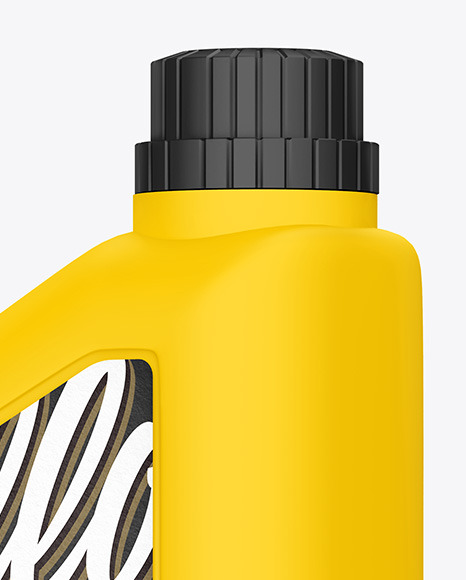 Matte Motor Oil Bottle Mockup