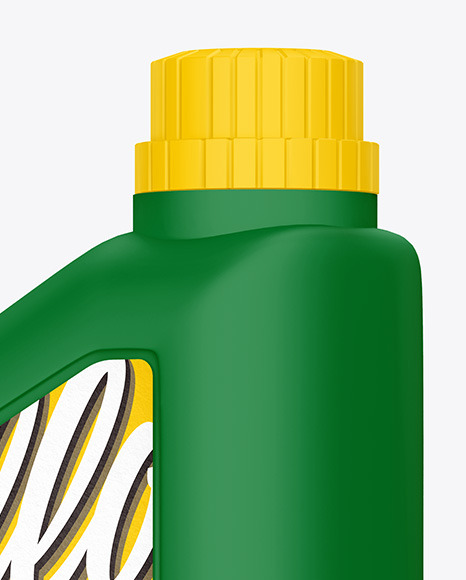 Matte Motor Oil Bottle Mockup