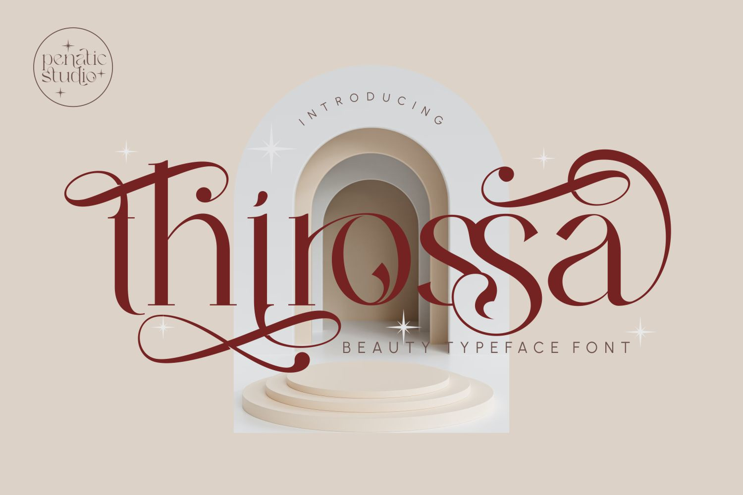 Thirossa - Beauty Typeface