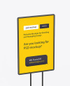 Plastic Stand Mockup