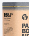 Kraft Paper Box Mockup