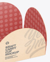 Kraft Candy Cup Mockup