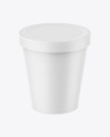 Matte Plastic Ice Cream Cup Mockup