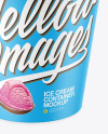 Matte Plastic Ice Cream Cup Mockup