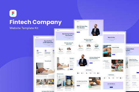 Fintech Company Website Template - Fintech