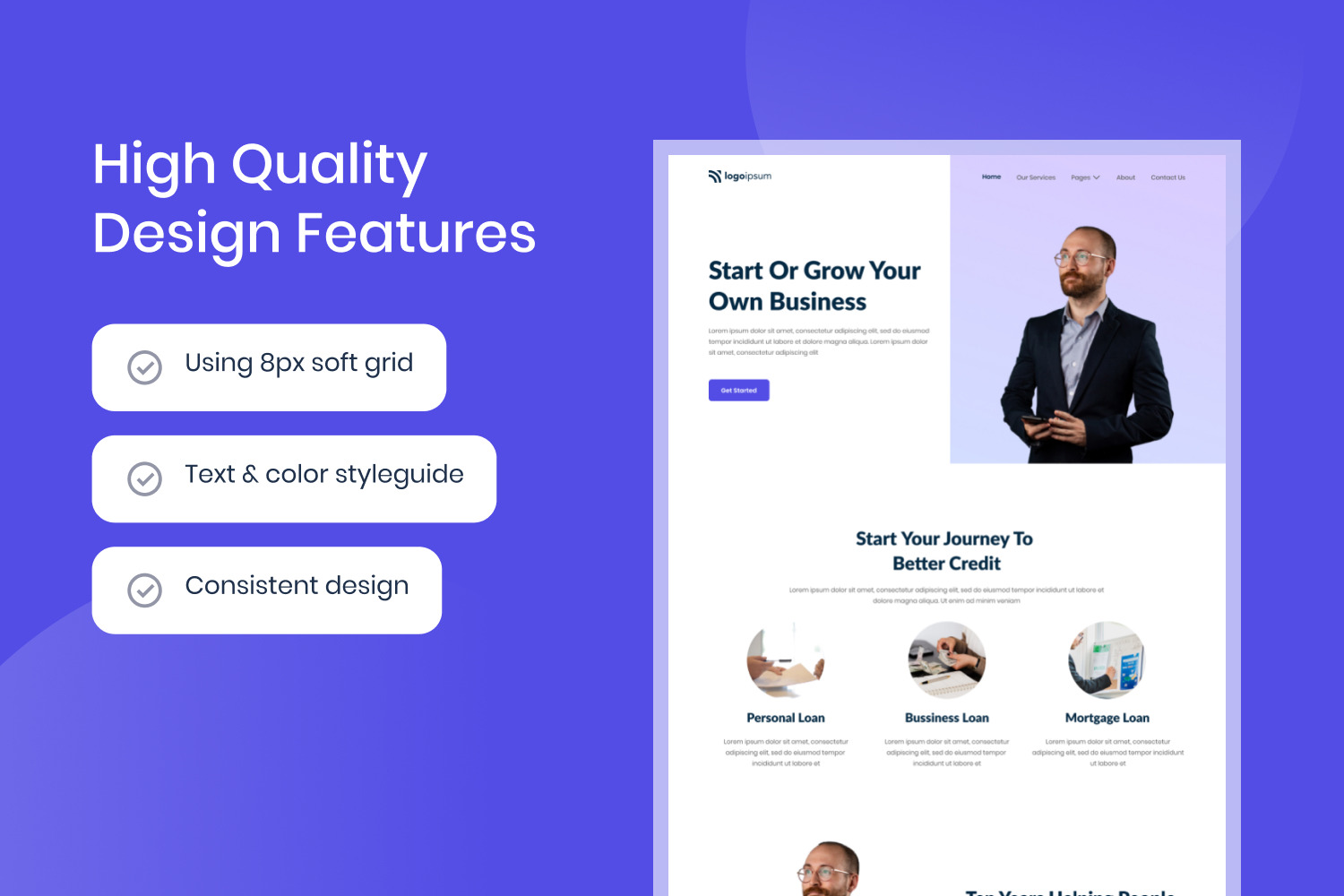 Fintech Company Website Template Fintech Company Website Template