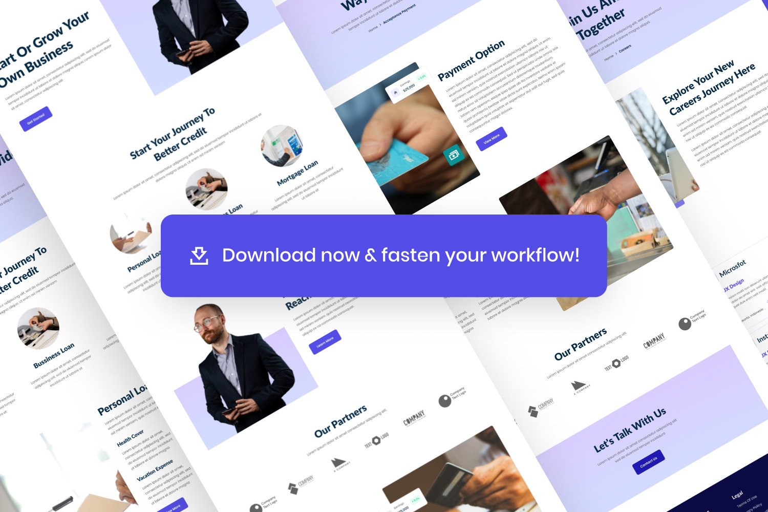 Fintech Company Website Template Fintech Company Website Template