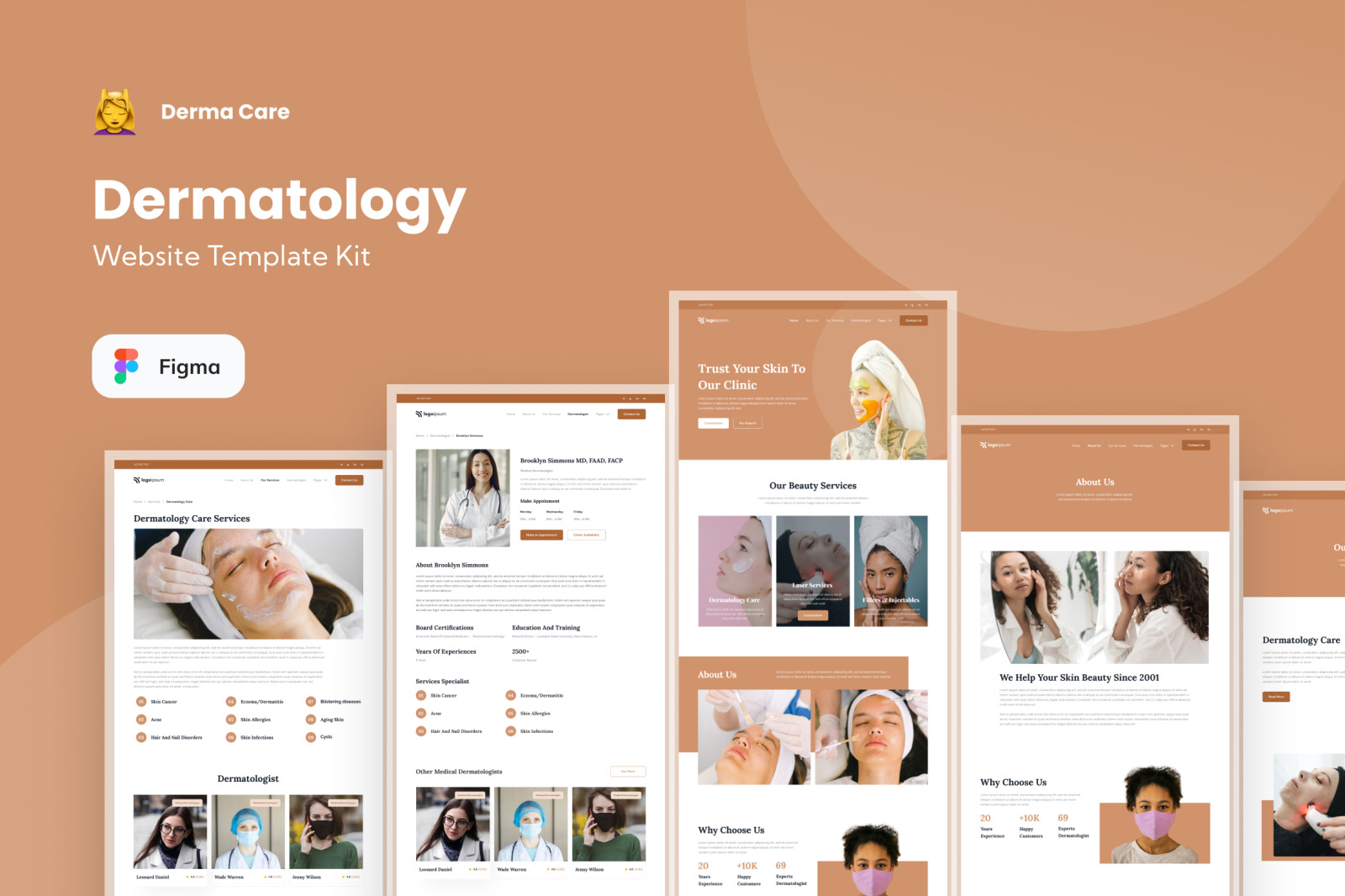 Derma Care Dermatology Website Template