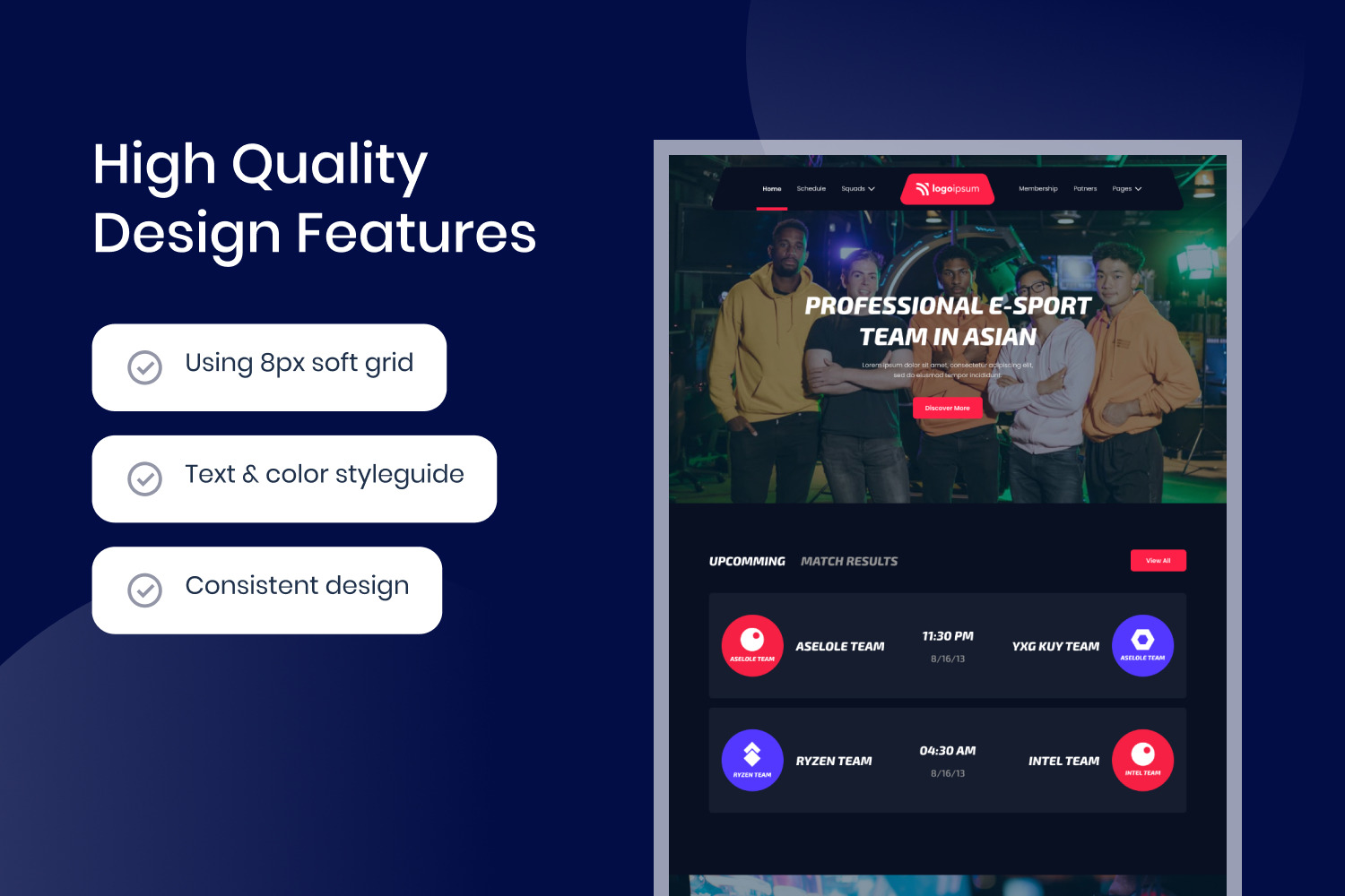 NgeTeam E-Sport Website Template NgeTeam E-Sport Website Template