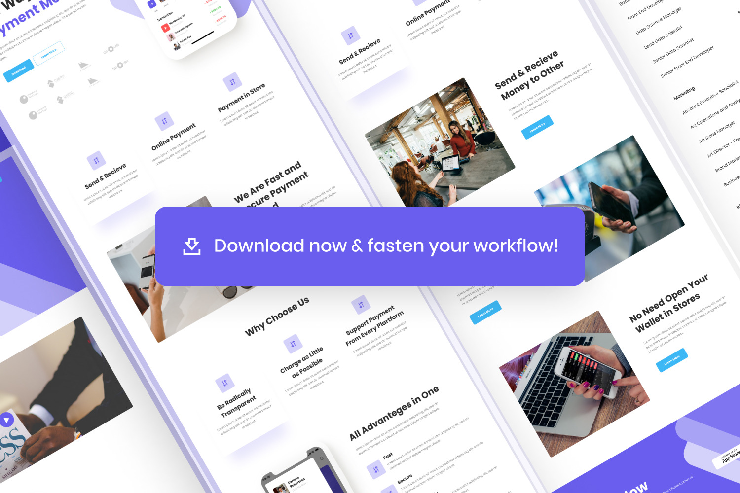 Cuanku Fintech Company Website Template