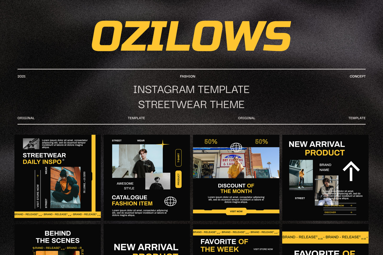 Ozilows Instagram Template