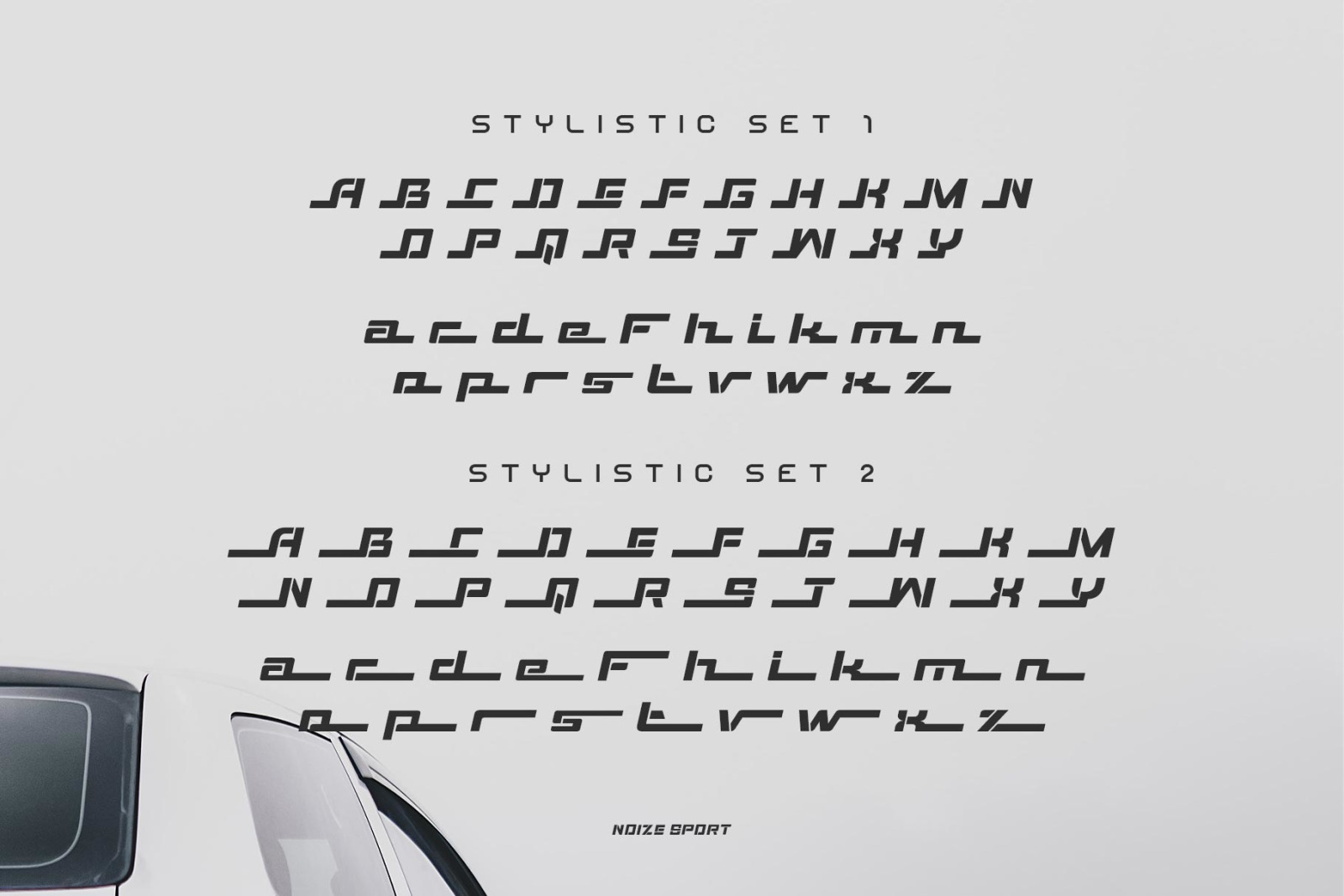 Noize Sport Typeface