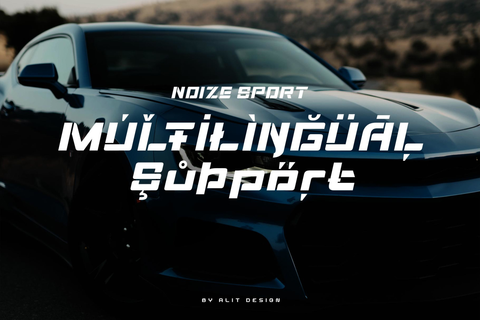 Noize Sport Typeface Noize Sport Typeface