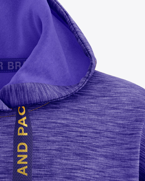 Melange Oversize Hoodie Mockup