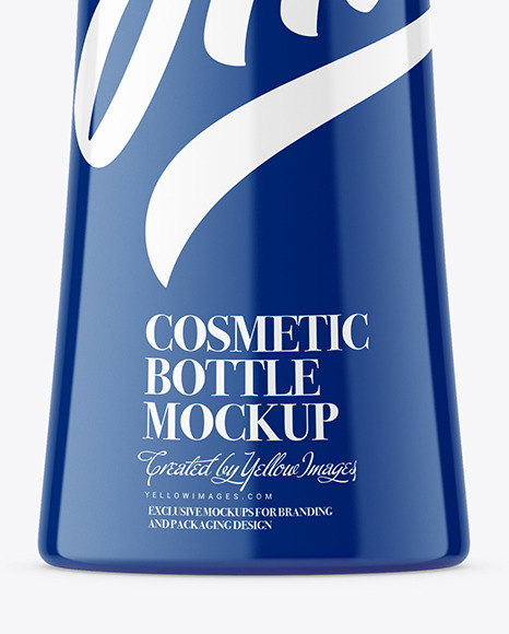 Glossy Cosmetic Bottle Mockup Glossy Cosmetic Bottle Mockup