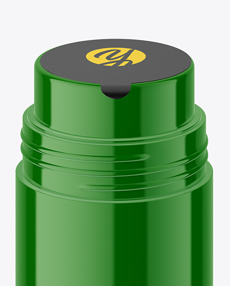 Glossy Plastic Powder Jar Mockup Glossy Plastic Powder Jar Mockup
