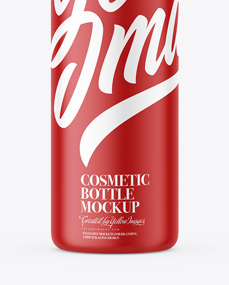 Matte Cosmetic Bottle Mockup