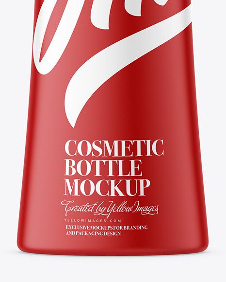 Matte Cosmetic Bottle Mockup