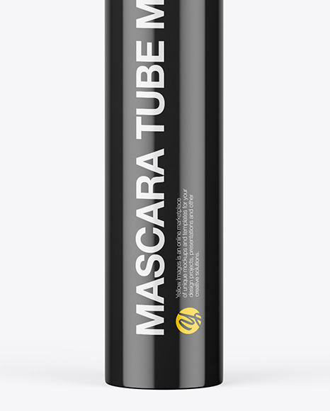 Glossy Mascara Tube Mockup