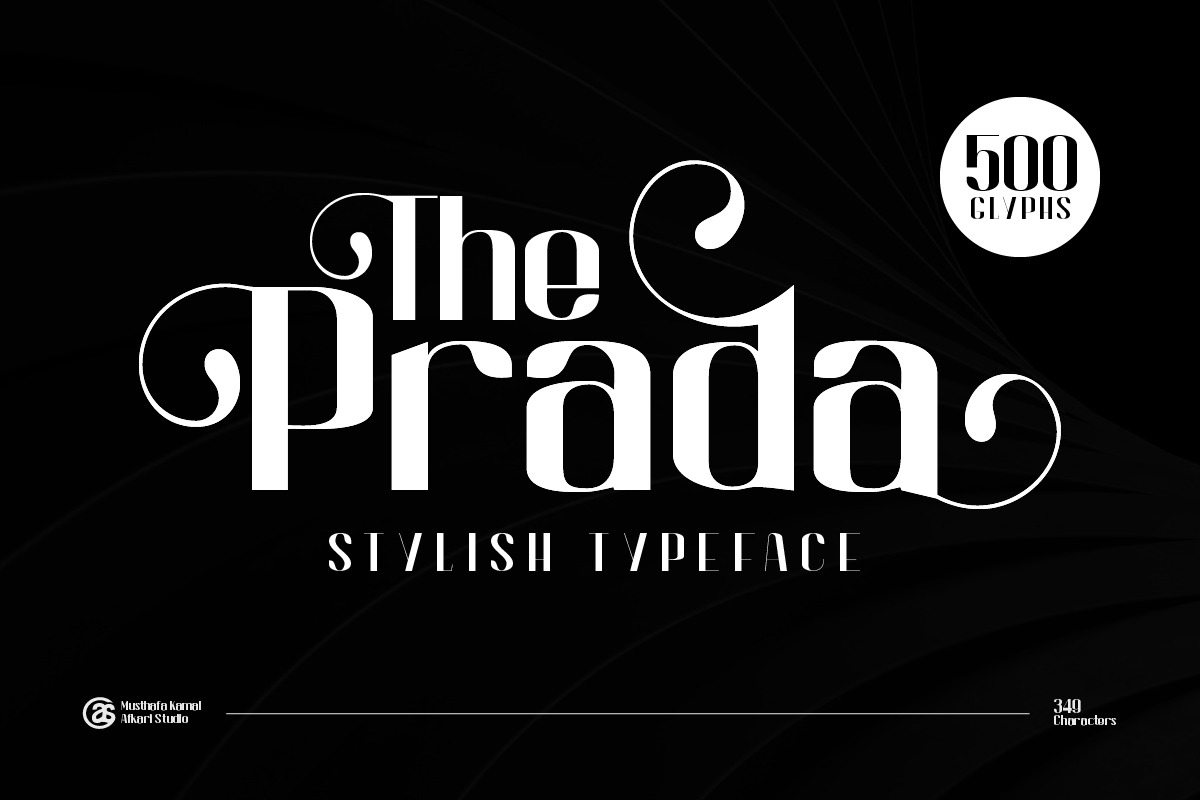 The Prada - Modern Stylish Sans Serif Font The Prada - Modern Stylish Sans Serif Font