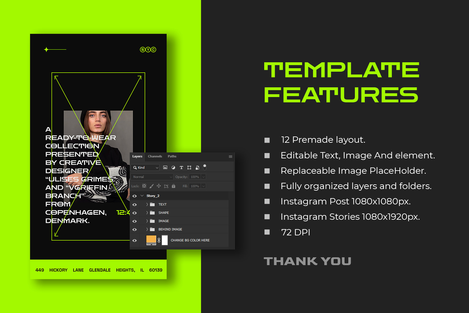 Histicate Instagram Template Histicate Instagram Template