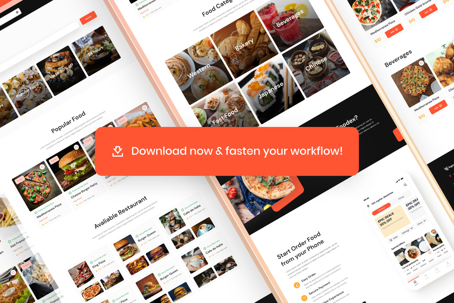 Madhang Food Delivery Website Template