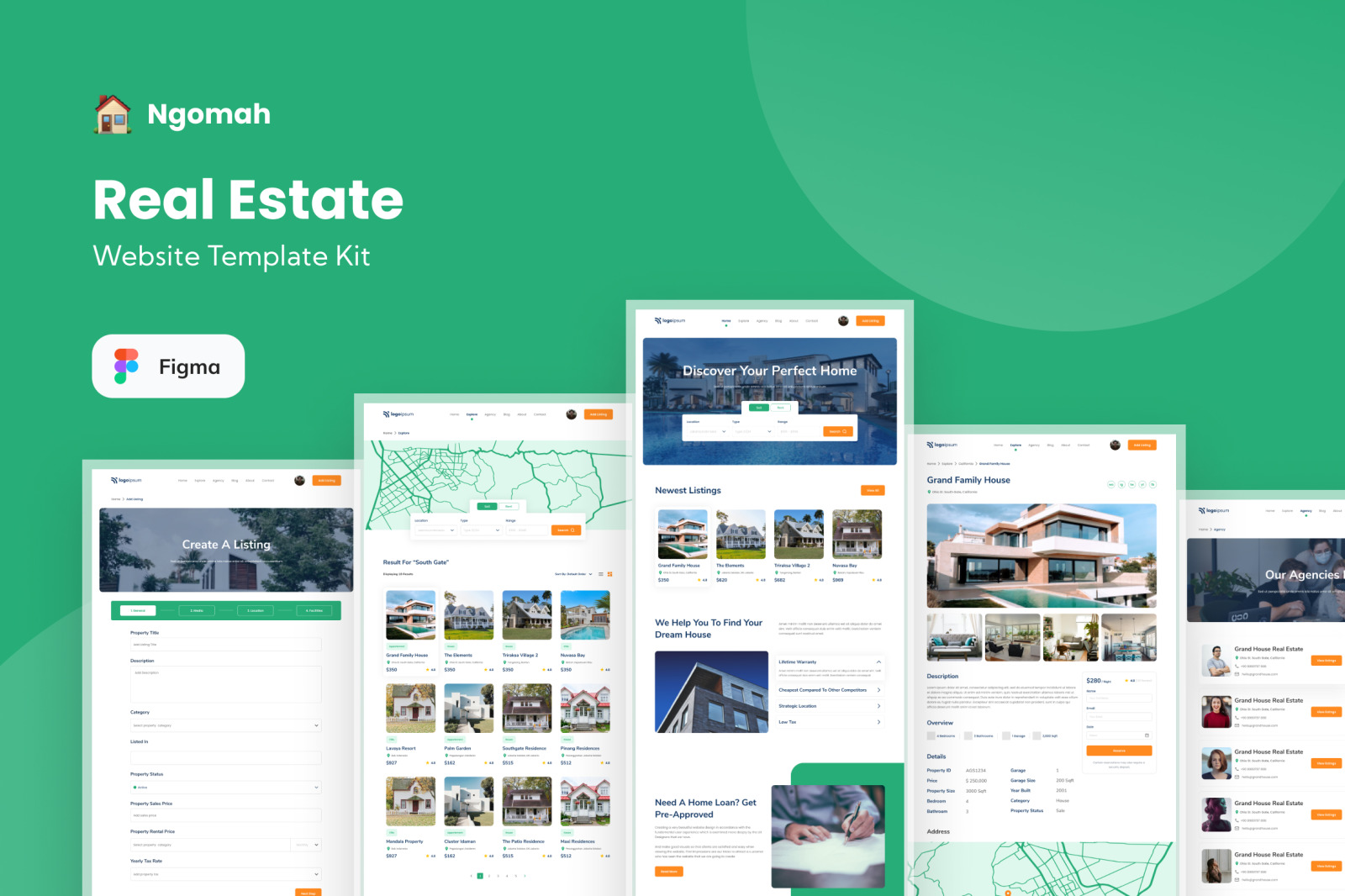 Ngomah Real Estate Website Template