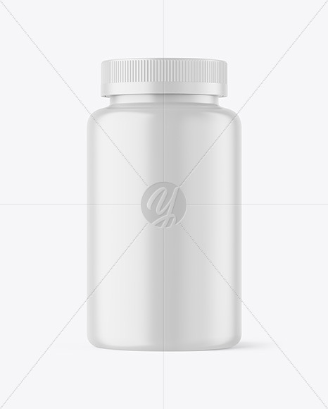 Matte Plastic Bottle Mockup