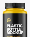 Matte Plastic Bottle Mockup