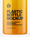Glossy Plastic Bottle Mockup