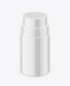 Glossy Plastic Powder Jar Mockup