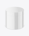 Glossy Cosmetic Jar Mockup Glossy Cosmetic Jar Mockup