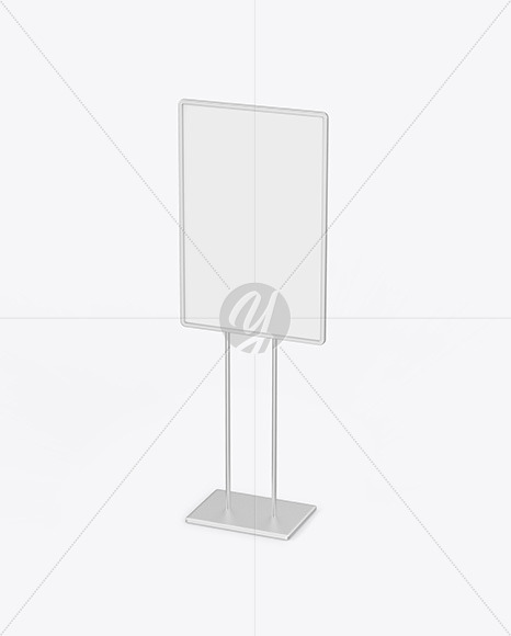 Metallic Stand Mockup