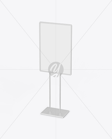 Metallic Stand Mockup