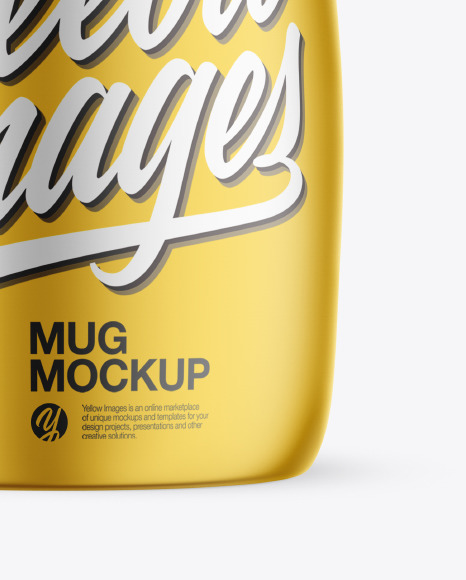 Metallic Mug Mockup