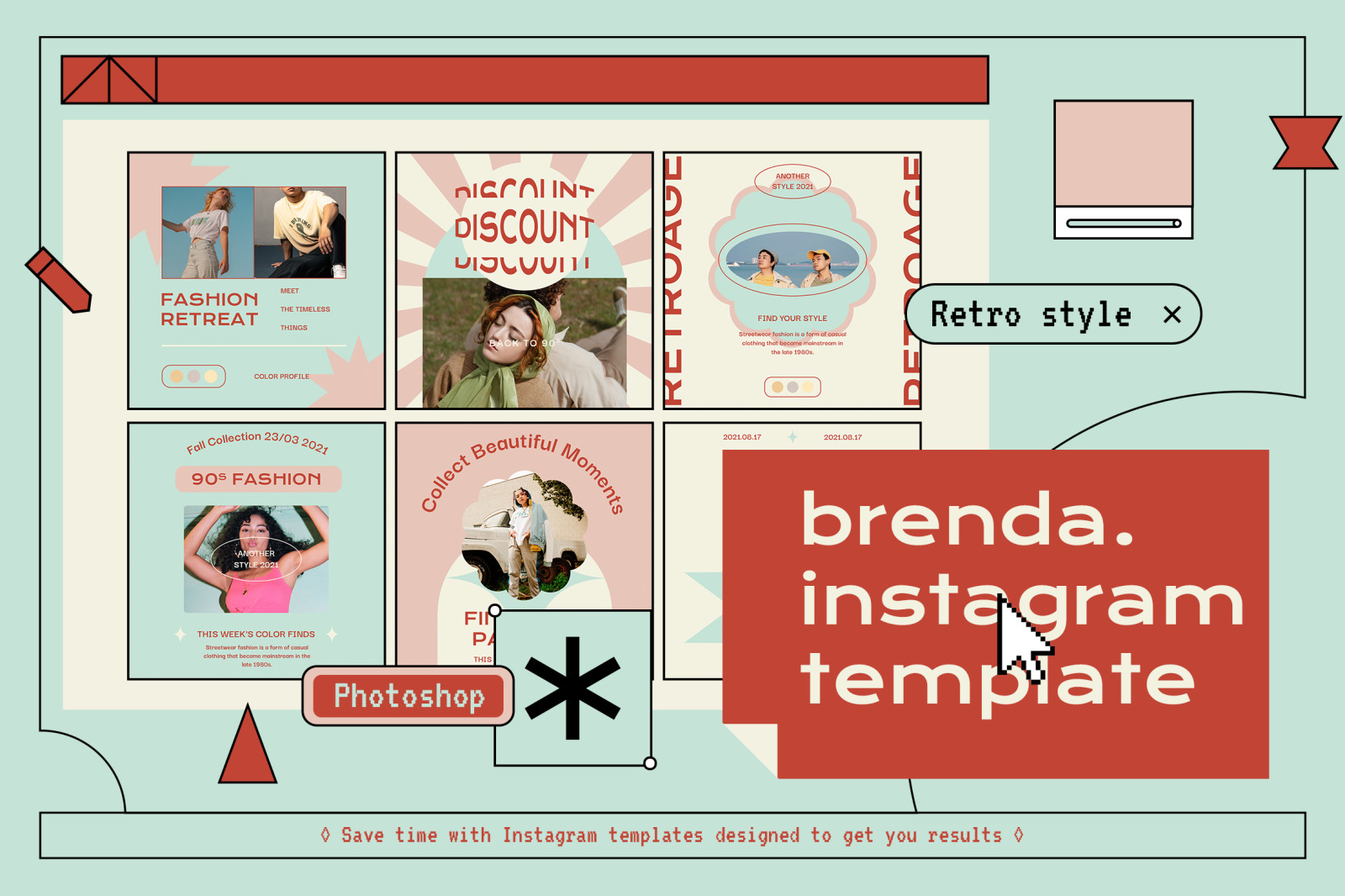 Brenda Instagram Template Brenda Instagram Template