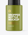 Matte Dropper Bottle Mockup