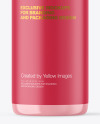 Clear Liquid Soap Cosmetic Bottle with Pump Mockup