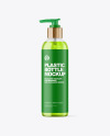 Color Liquid Cosmetic Bottle with Pump Mockup Color Liquid Cosmetic Bottle with Pump Mockup